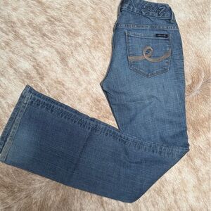 Seven7 Medium Blue Flare Jeans